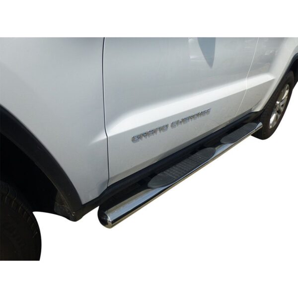 4in Oval Side Steps Stainless Steel