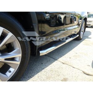 3in Round Side Steps Stainless Steel