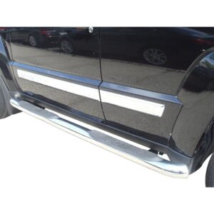3in Round Side Steps Stainless Steel