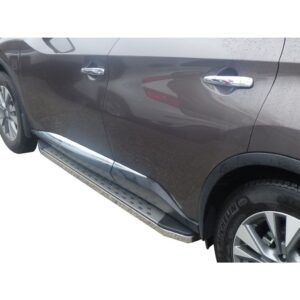 F2 Style Running Boards Polished Chrome