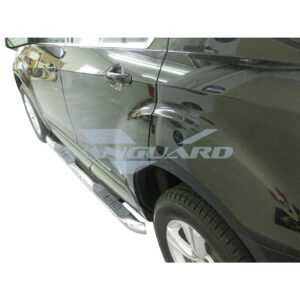 3in Round Side Steps Stainless Steel