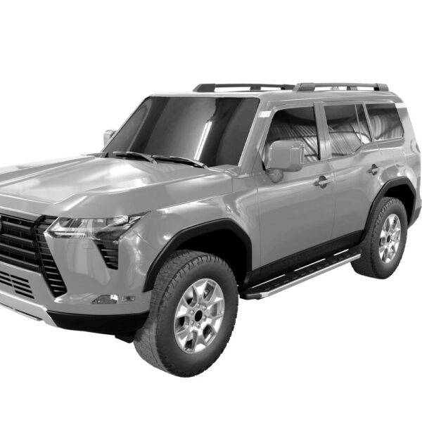 F3 Style Running Boards Black