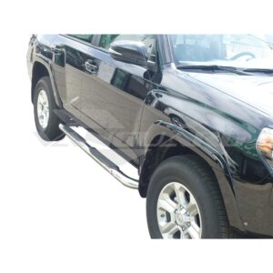 3in Round Side Steps Stainless Steel