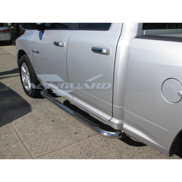 3in Round Side Steps Stainless Steel