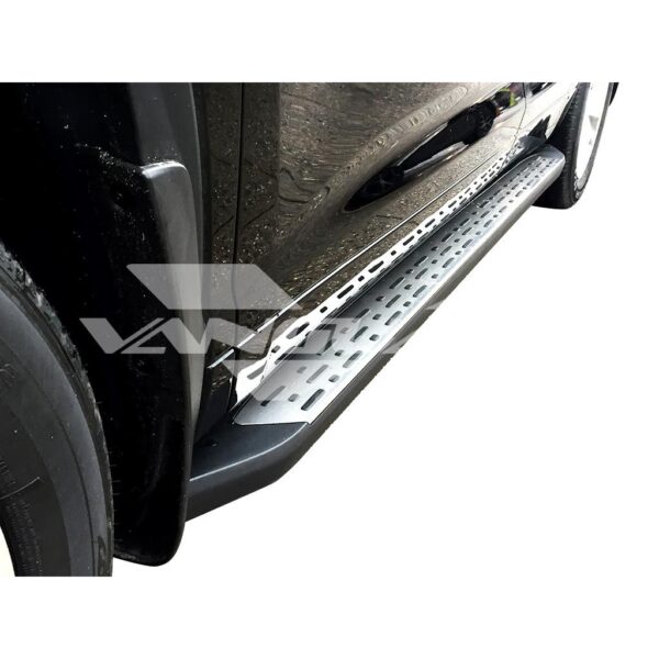 OE Style Running Boards Brushed Aluminum