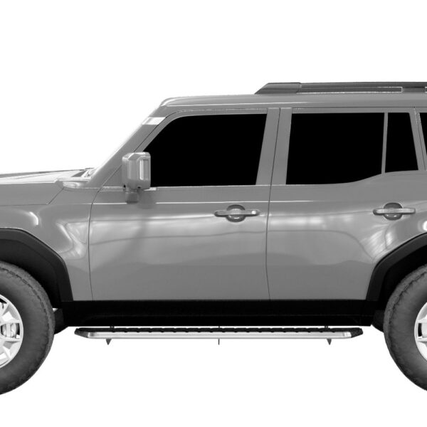 F1 Style Running Boards Black