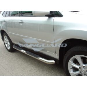 3in Round Side Steps Stainless Steel