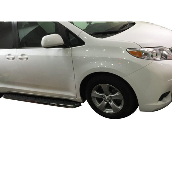 F1 Style Running Boards Black