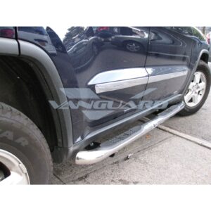 3in Round Side Steps Stainless Steel