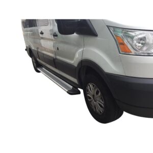 Commercial Running Boards Brushed Aluminum