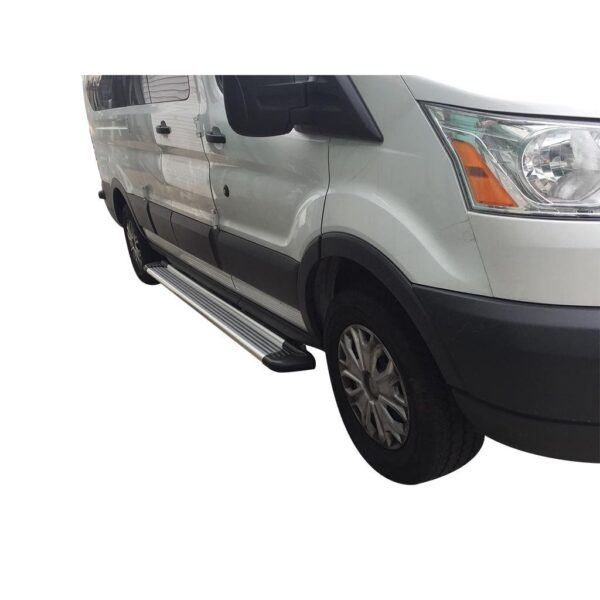 Commercial Running Boards Brushed Aluminum