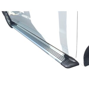 Commercial Running Boards Brushed Aluminum