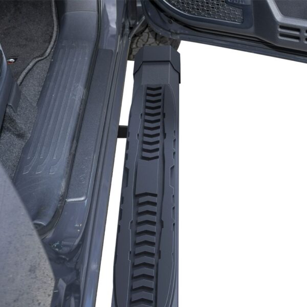 CB1 Running Boards Black Powdercoat