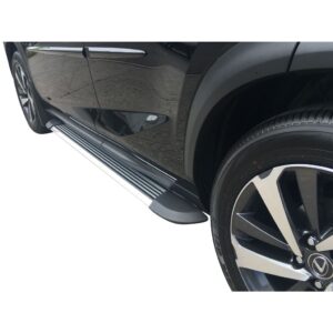 H2 Running Boards Brushed Aluminum