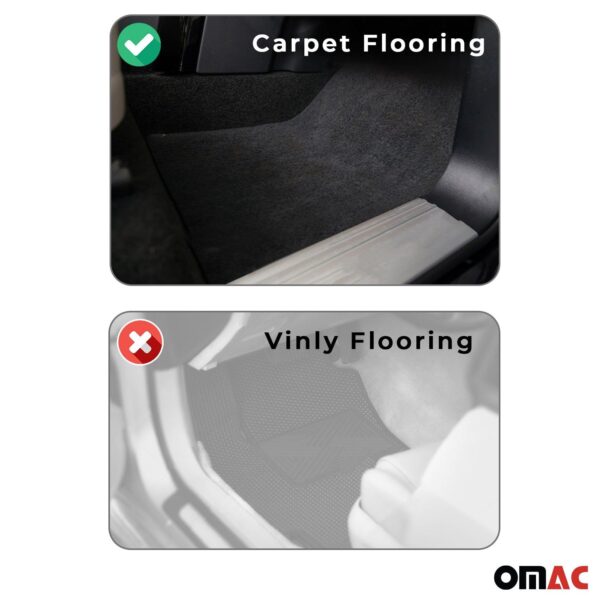 OMAC Premium Floor Mats Dodge Ram 1500 2009-2018 Heavy Duty All-Weather