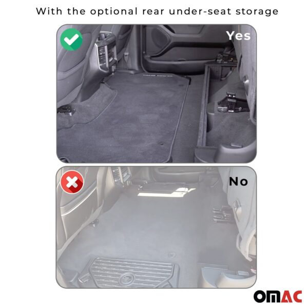 OMAC Premium Floor Mats Liner for RAM 1500 Limited 2019-2024 Crew Cab Heavy Duty