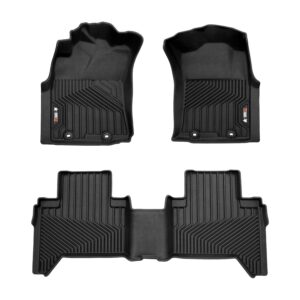 OMAC Premium Floor Mats for Toyota Tacoma 2005-2015 Double Cab All Weather High Edge