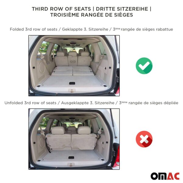 OMAC Premium Floor Mats Liner for Volvo XC90 2016-2023 Heavy Duty All-Weather
