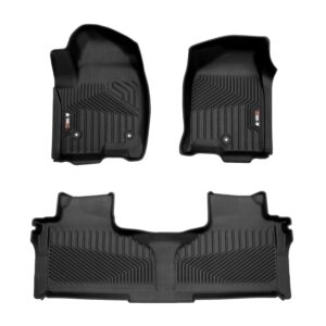 OMAC Premium Floor Mats for Cadillac Escalade ESV 2021-2023 Heavy Duty All-Weather