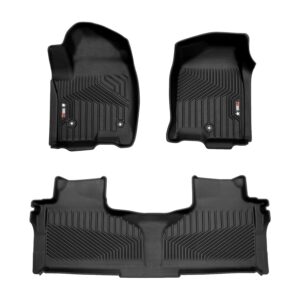 OMAC Premium Floor Mats for Chevrolet Suburban 2021-2023 Heavy Duty All-Weather