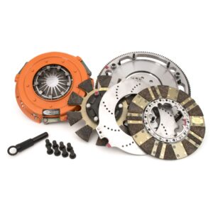 Centerforce DYAD ? DS 10.4, Multi-Disc Clutch and Flywheel Kit, 143 Tooth Gear, 0 in/oz Internally Balanced, 8 Bolt Crank, 1300 ft/lbs Capacity, 10.4in Dia., 23-Spline, Fits Plymouth Cars 7.0L