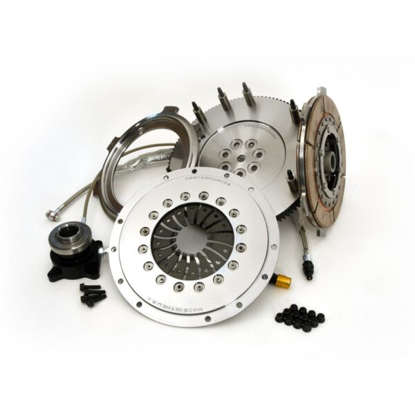 Centerforce DYAD ? XDS 8.75, Extreme Multi-Disc Clutch and Flywheel Kit, 30.70 lbs, 114 Tooth Gear, 7 Bolt Crank, 400-800 ft/lbs Capacity, 8.75in Dia., 23-Spline, Fits Mitsubishi Lancer Evolution 2.0L