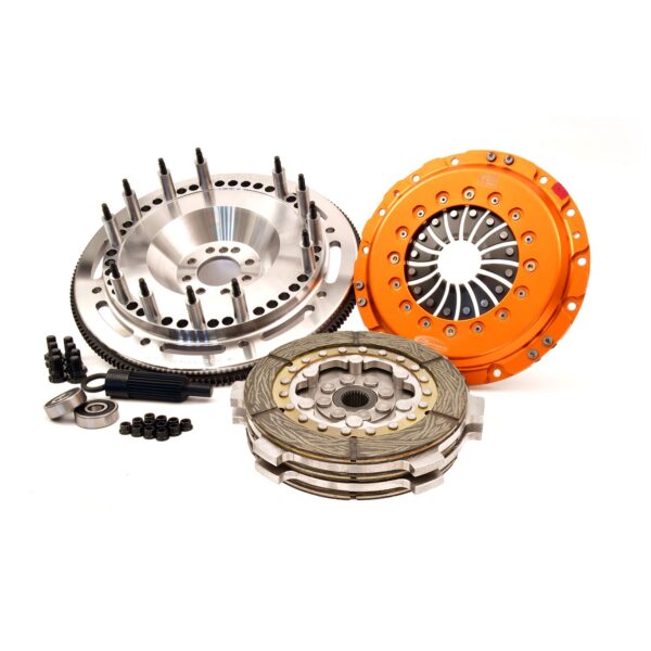 Centerforce TRIAD ? DS, Extreme Multi-Disc Clutch and Flywheel Kit, 168 Tooth Gear, 8 Bolt Crank, 900 ft/lbs Capacity, 8.75in Dia., 26-Spline, Fits Chevrolet Camaro and Corvette 6.2L