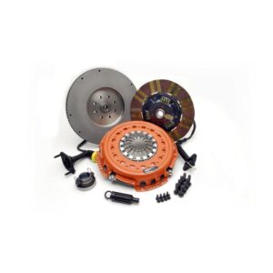 Centerforce Dual Friction ?, High Performance Clutch Pressure Plate, High Performance Disc, High Performance and Flywheel Set, 152 Tooth Gear, 0 in/oz Internally Balanced, 8 Bolt Crank, 900 ft/lbs Capacity, 13in Dia., 10-Spline, Fits Dodge/Ram Cars and Trucks 5.9L/6.7L