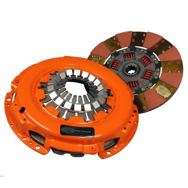 Centerforce Dual Friction ?, High Performance Clutch Pressure Plate and Disc Set, 423 ft/lbs Capacity, 10in Dia., 10-Spline, Fits Ford Mustang Base 4.0L