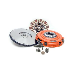 Centerforce Dual Friction ?, High Performance Clutch Pressure Plate, High Performance Disc, High Performance and Flywheel Set, 59.65 lbs, 168 Tooth Gear, 0 in/oz Internally Balanced, 6 Bolt Crank, 700 ft/lbs Capacity, 12in Dia., 26-Spline, Fits Cadillac/Chevrolet CTS and SSR 5.7L/6.0L