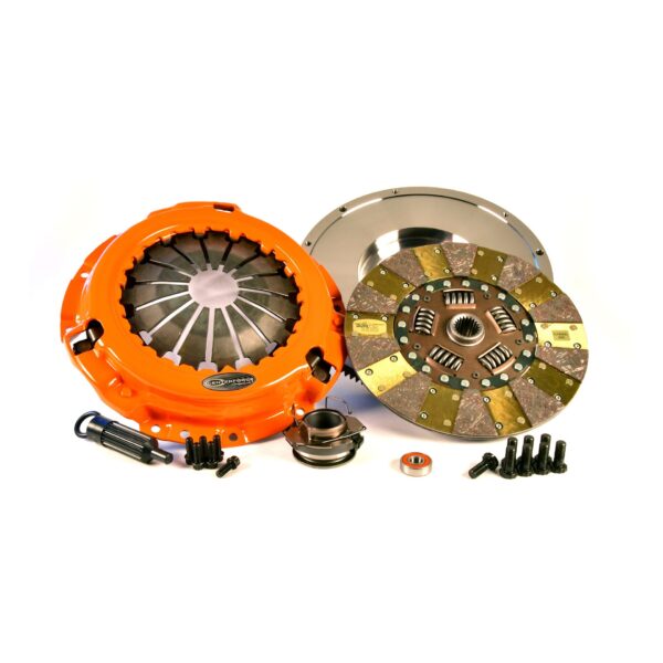 Centerforce Dual Friction ?, High Performance Clutch and Flywheel Kit, 70.4 lbs, 129 Tooth Gear, 8 Bolt Crank, 11in Dia., 21-Spline, Fits Toyota Tacoma 3.5L