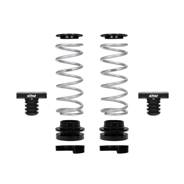 Pair of Rear Springs + Adjusters + Bump Stop Kit