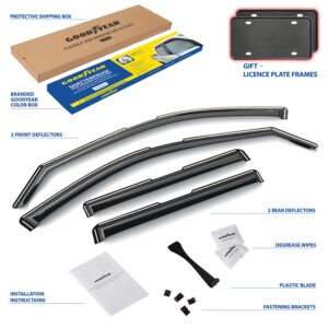 GOODYEAR In-Channel Window Deflectors Shatterproof