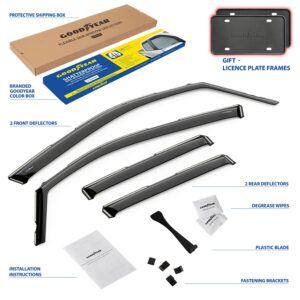 GOODYEAR In-Channel Window Deflectors Shatterproof
