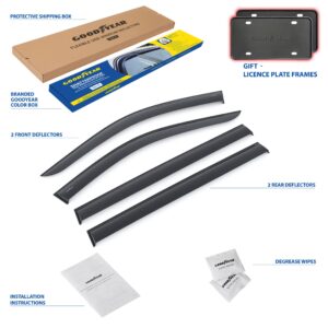 GOODYEAR Tape-On Window Deflectors Shatterproof
