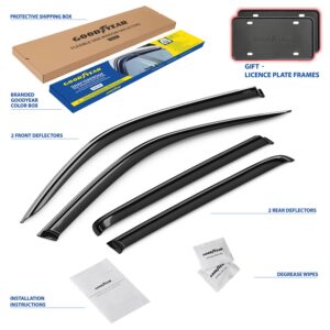 GOODYEAR Tape-On Window Deflectors Shatterproof