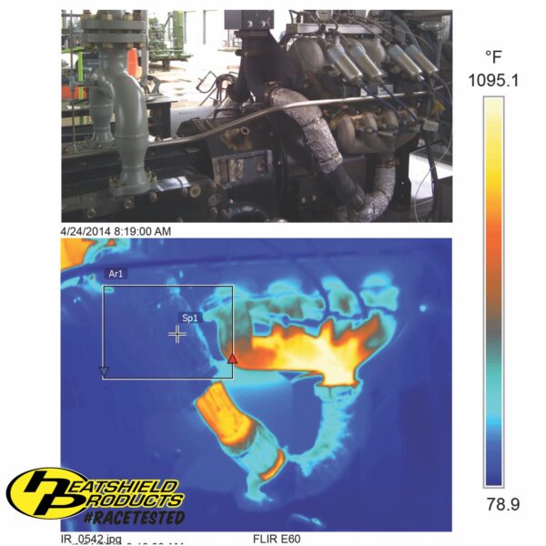 Heatshield Products 176001 - Armor Kit 1/2 thk x 1 x 3 ft w/ties
