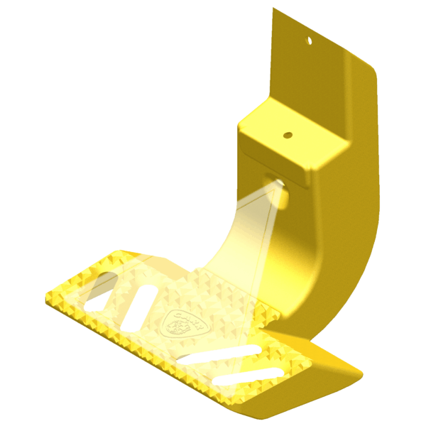 Carr - 140207-1 - MAXno-drill Side Step - Yellow - Single
