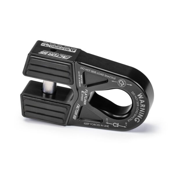 FLATLINK "E" EXPERT WINCH SHACKLE MOUNT -- BLACK