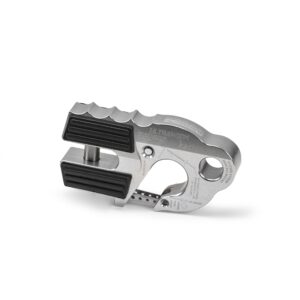 ULTRAHOOK WINCH HOOK WITH SHACKLE MOUNT -- SILVER