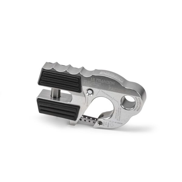 ULTRAHOOK WINCH HOOK WITH SHACKLE MOUNT -- SILVER