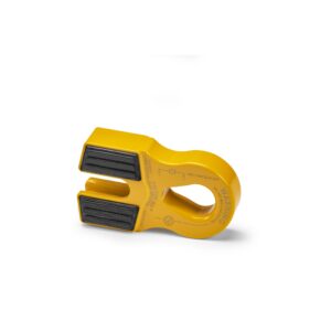 FLAT SPLICER 3/8-1/2" SYNTHETIC ROPE SPLICE-ON SHACKLE MOUNT -- YELLOW