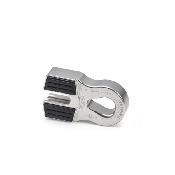 FLAT SPLICER 3/8-1/2" SYNTHETIC ROPE SPLICE-ON SHACKLE MOUNT -- SILVER