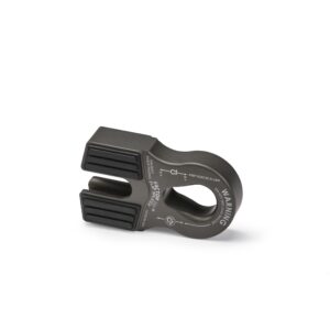 FLAT SPLICER 3/8-1/2" SYNTHETIC ROPE SPLICE-ON SHACKLE MOUNT -- GRAY