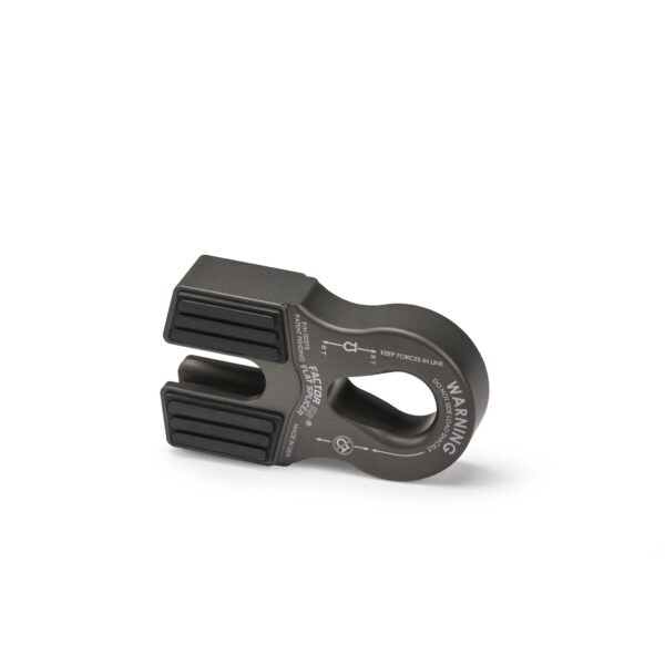 FLAT SPLICER 3/8-1/2" SYNTHETIC ROPE SPLICE-ON SHACKLE MOUNT -- GRAY