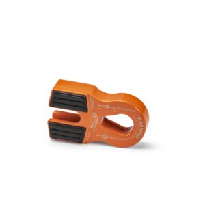 FLAT SPLICER 3/8-1/2" SYNTHETIC ROPE SPLICE-ON SHACKLE MOUNT -- ORANGE