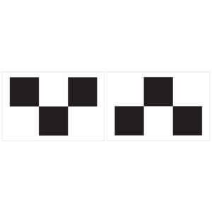 Maserati camera calibration targets - compatible with Standard and MA600 frames