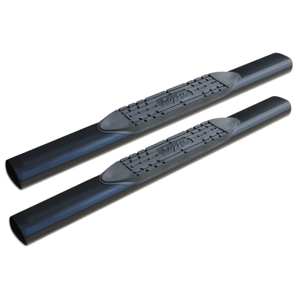 Raptor Series - 0804-0091B - 5 in Oval Steps Black E-Coated Alloy Steel - 07-17 Toyota Tundra Regular Cab