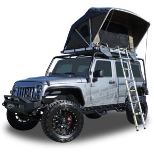 OFFGRID - 100000-126800 - Voyager Rooftop Tent Olive Drab Polyester - Voyager Roof Top Tent