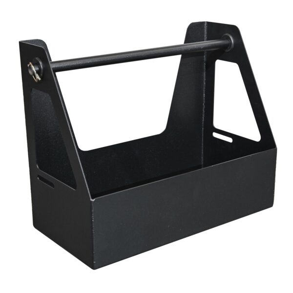 Magnum - 100020 - Chase/Tire Rack Accessory Black Textured Alloy Steel - Gas/Fuel Jug Rack